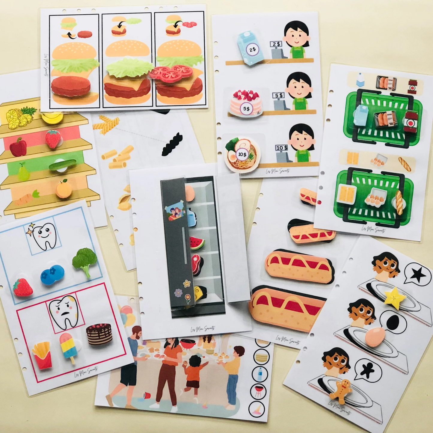 busy book - FOOD