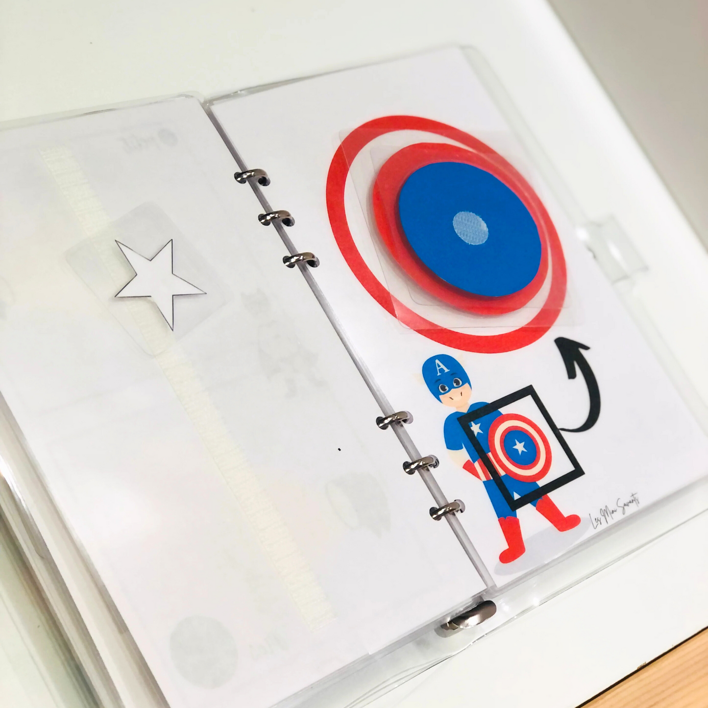 busy book - SUPERHÉROS