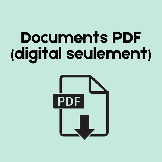 Documents PDF (digital seulement)